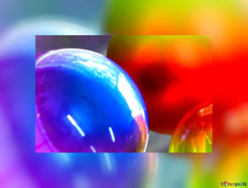 Color Burst: Bold Glass Balls for Joyful Congratulations №49493