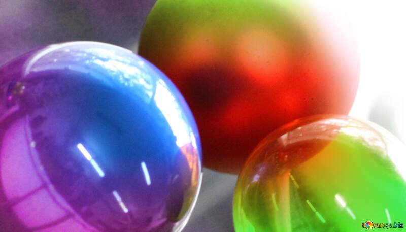 colorfulness reflection ball background №49493