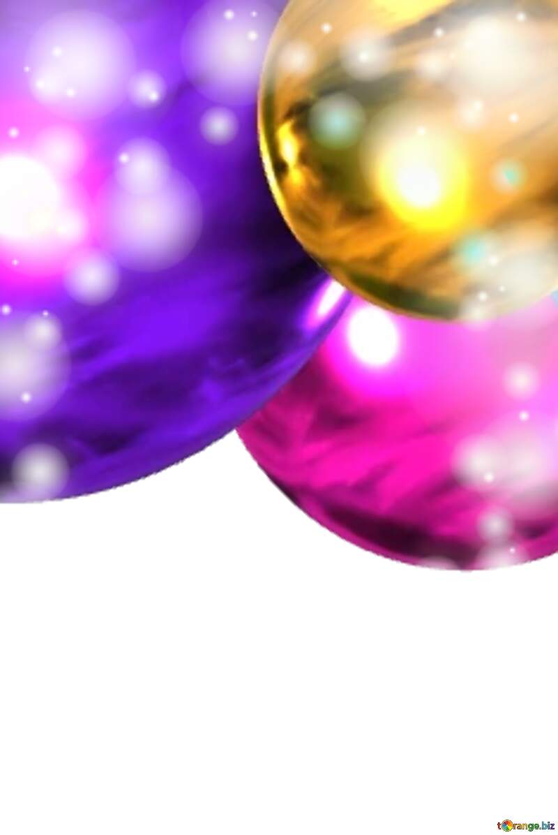 Gleaming Glass Balls  frame transparent  png №56364