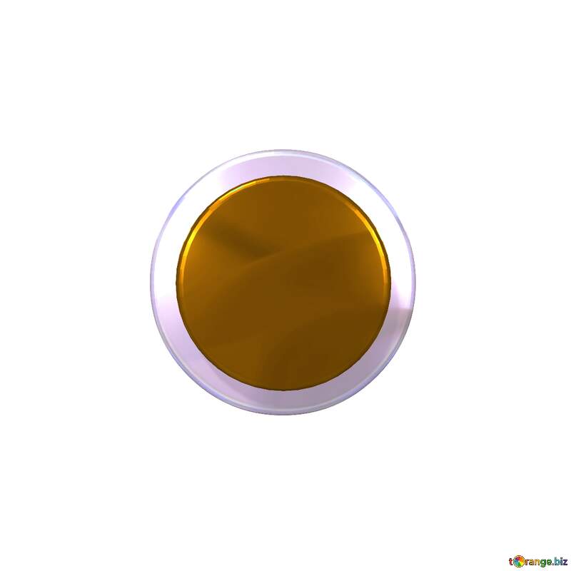 Gold button  transparent png №56299