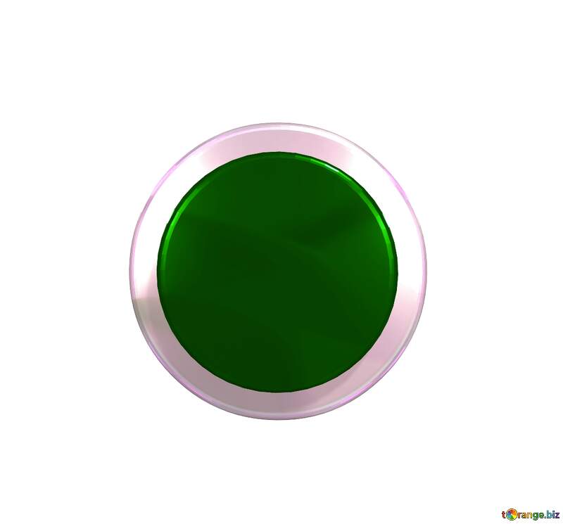 Green button  transparent png №56299