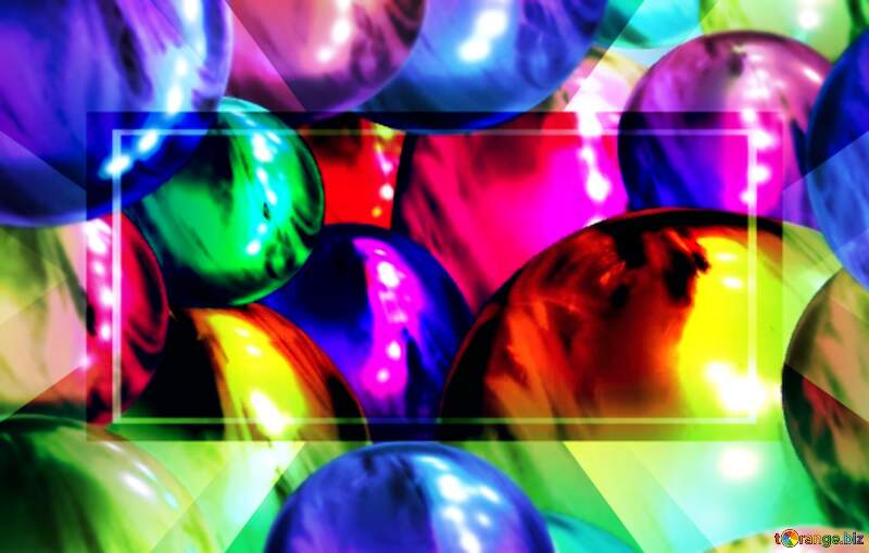 Rainbow Glazed Balloons №56366