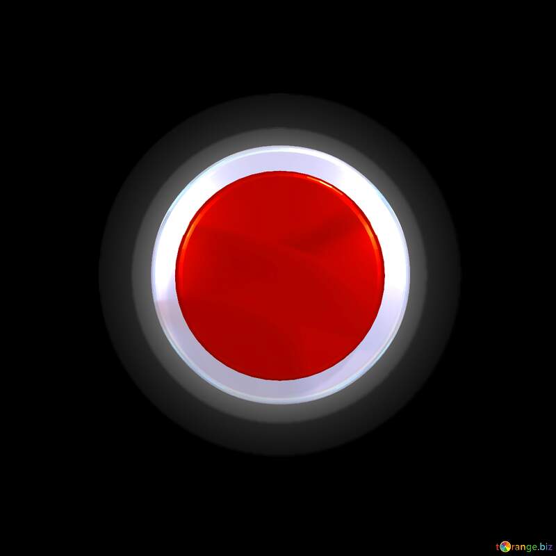 Red Black button №56299