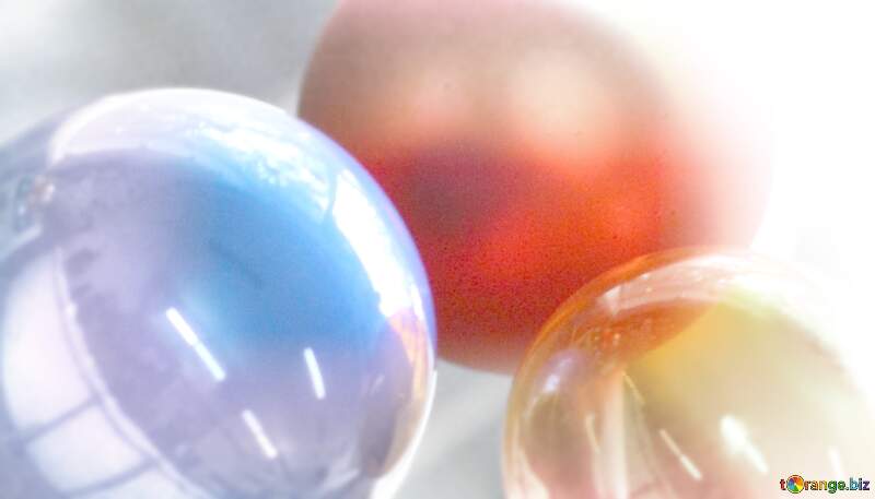 Spectrum of Celebration: Colorful Glass Balls for Wishing Happy Times Ahead №49493