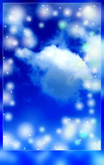 FX №265710 Azure Skies: Blue Cloud Background