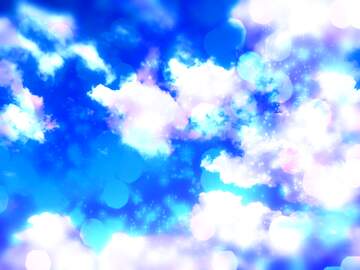 FX №265730 Blue Sky Dreamscape with Clouds