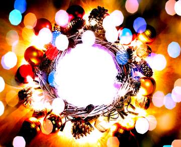 FX №265257 Christmas Wreath of Winter Wonders