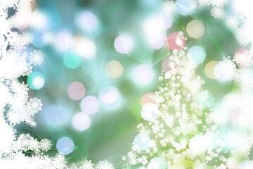 FX №265691 Festive Flourish: Aesthetic Christmas Background Wonderland