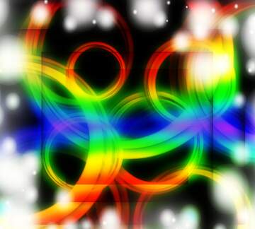 FX №265868 Festive Whirl: Abstract Holiday Serenity