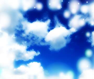 FX №265723 Heavenly Blue Sky Tapestry Above