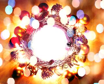 FX №265248 Tidings of Joy Twirl Christmas wreath