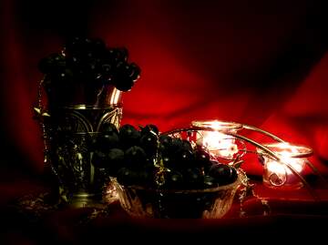 FX №265535 Wine and Grapes Extravaganza: Holiday Background