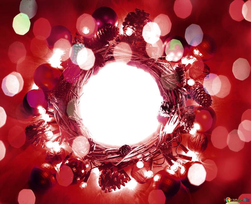 Christmas wreath Merry Mistletoe Medley №48047