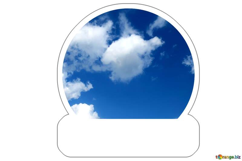 Clouds sky sticker for meme №27375