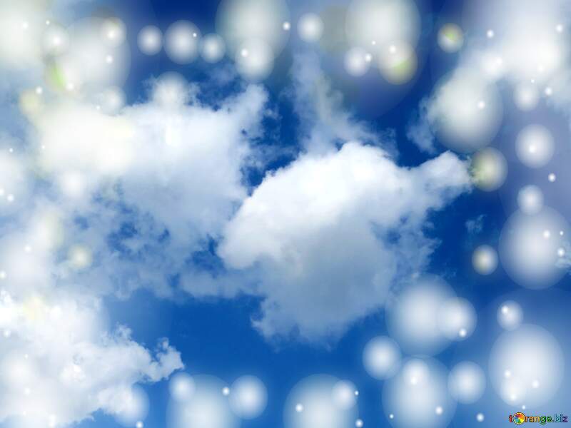 Dreamy Blue Sky Canopy №27375