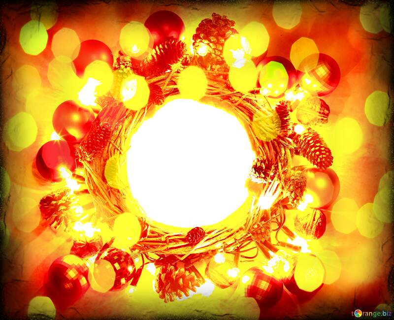 Festive Flora Fiesta Christmas wreath №48047