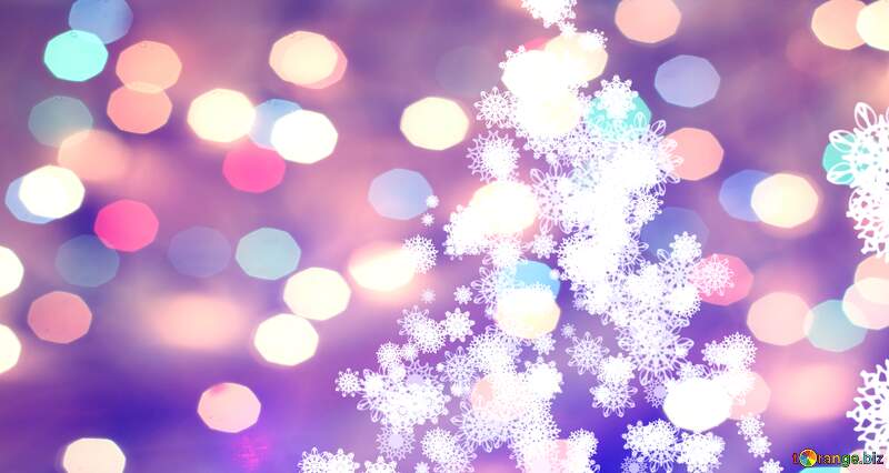 Glistening Snowflakes: Aesthetic Christmas Background Serenity №40697