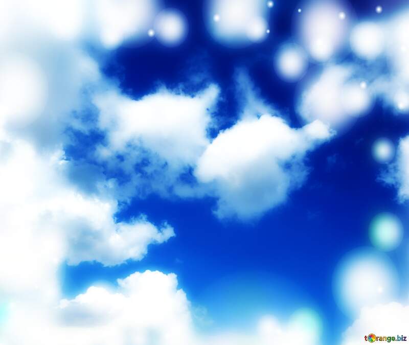 Heavenly Blue Sky Tapestry Above №27375