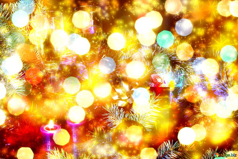 Sparkling Holiday Winter Christmas Scene №2746
