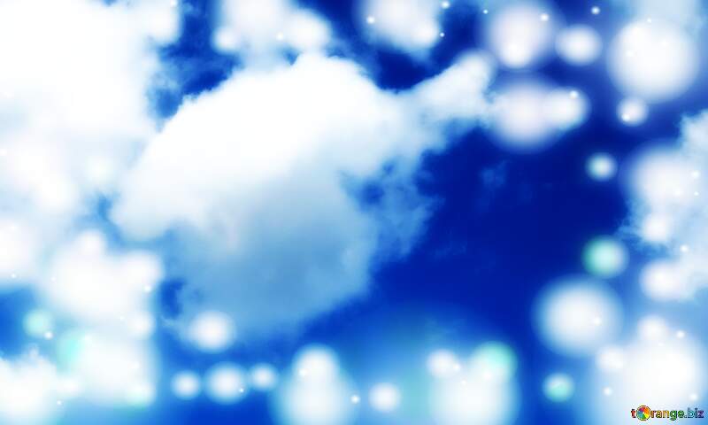 Tranquil Cloud Dance in Sky Blue №27375