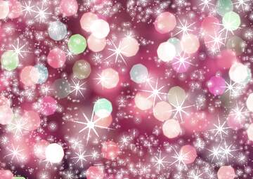 FX №266611 Pink Christmas Background, Abstract Texture, Light Bokeh Background, Glitter Lights