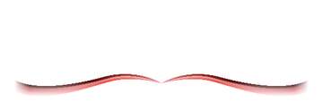 FX №266825 Red curved bottom  ribbon