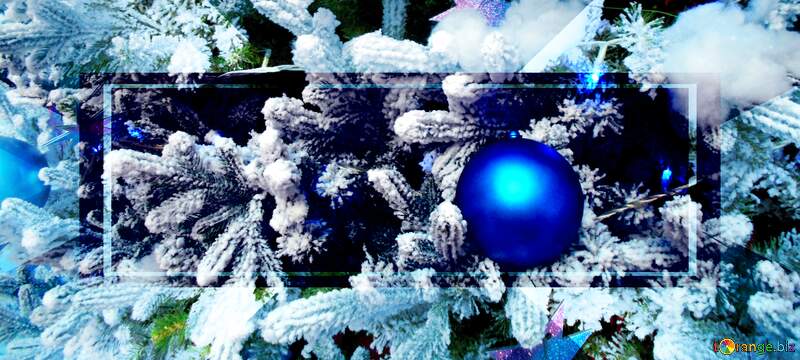 Beautiful Snowy Xmas Background №51172