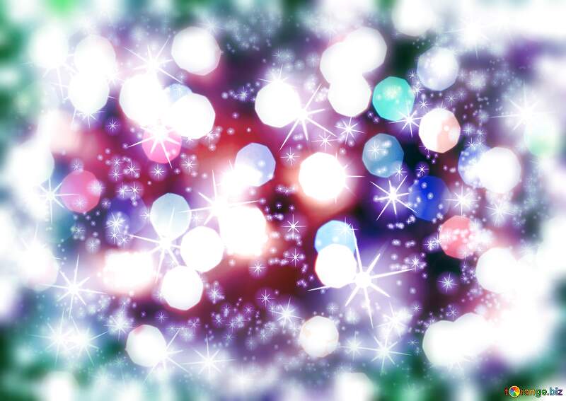 Christmas Lights Zoom Background №54495