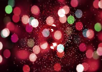 FX №267332 Ablaze Atmosphere: Holiday Fireworks Lighting the Background