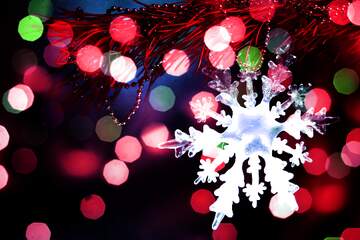 FX №267494 Festive Snowflake Dreams: A Winter Background