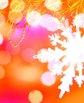 FX №267529 Frosty Dreamscape: Snowflake Winter Wishes Background