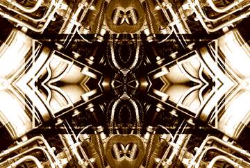 FX №267705 Intricate Symmetry of Industrial Aesthetics: A Kaleidoscopic Journey