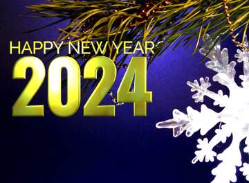 FX №267558 Snowflake Happy New Year 2024