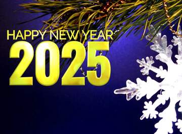 FX №267558 Snowflake Happy New Year 2025