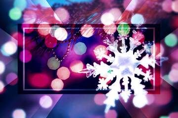 FX №267483 Snowflake Serenity: Winter Wishes Background Bliss