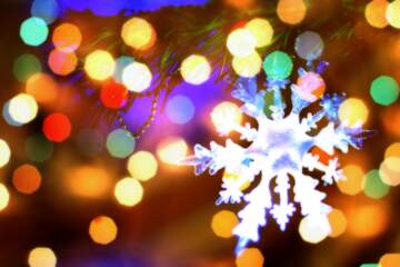 FX №267525 Snowflake Serenity: Winter Wishes Background Bliss