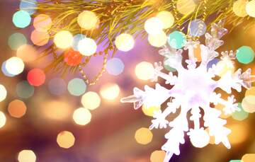 FX №267539 Snowflake Serenity: Winter Wishes Background Delight