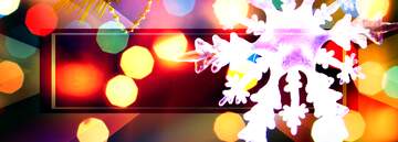 FX №267557 Snowflake Wonderland: Winter Wishes Background Delight banner