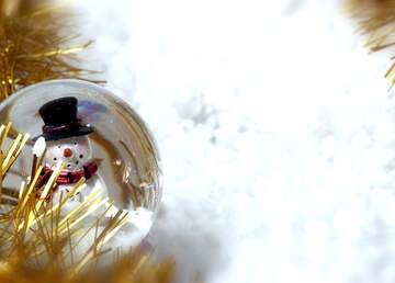 FX №267241 Snowman background