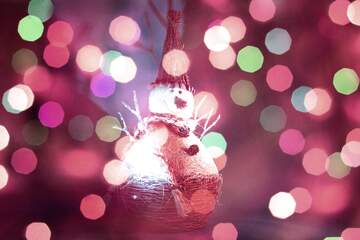 FX №267350 Snowman Serenade: Winter Wishes Background Delight