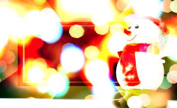 FX №267459 Snowman Wishes Background Bliss template