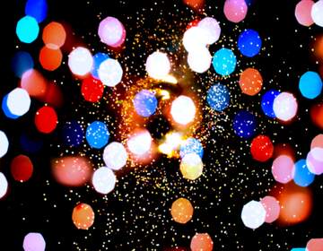 FX №267262 Stellar Splendor: Festive Holiday Fireworks Background