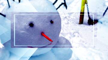 FX №267394 template Winter Wonderland Wishes: Snowman Background Joy