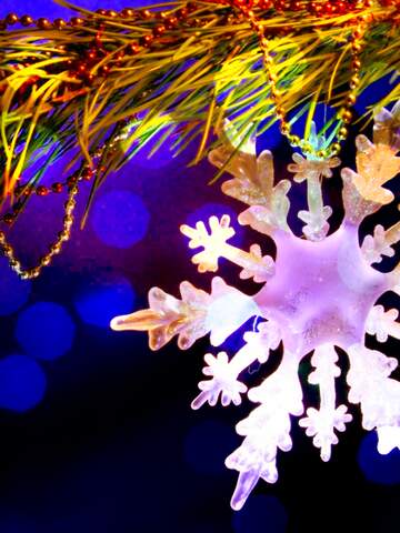 FX №267491 Winter Whirlwind: A Snowflake Wishes Background