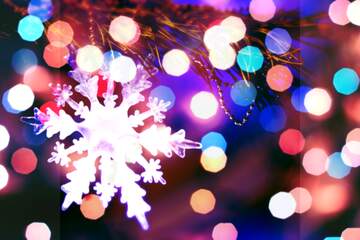FX №267505 Winter Whirlwind: Snowflake Wishes Background
