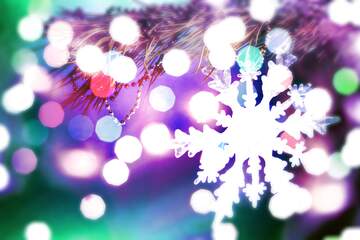 FX №267516 Winter Wonderland Wishes: Snowflake Background Joy