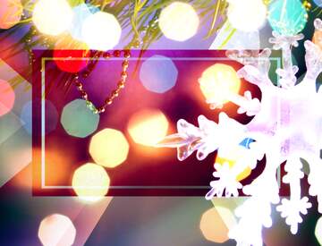 FX №267530 Winter Wonderland Wishes: Snowflake Background Joy