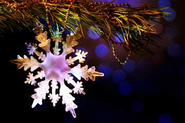 FX №267548 Winter Wonderland Wishes: Snowflake Background Joy