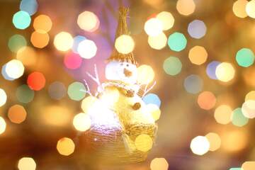 FX №267360 Winter Wonderland Wishes: Snowman Background Joy