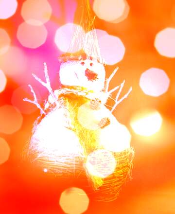 FX №267375 Winter Wonderland Wishes: Snowman Background Joy